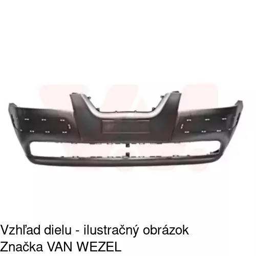 Predný nárazník POLCAR 404307