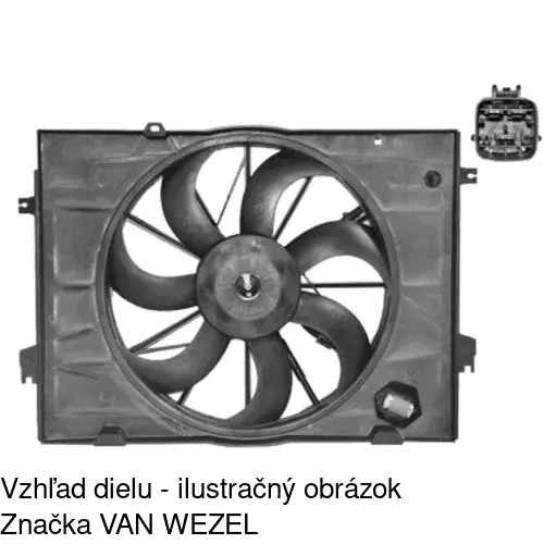 Ventilátory chladičov 404723W1X /POLCAR/ - obr. 2
