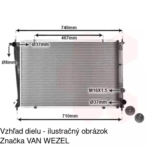 Chladiče vody POLCAR 4060085X - obr. 1