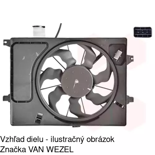 Ventilátory chladičov 40C123W1 /POLCAR/ - obr. 1