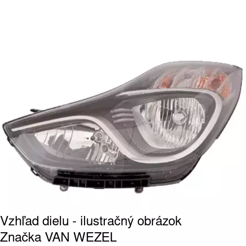 Hlavný reflektor POLCAR 40L109-E - obr. 2