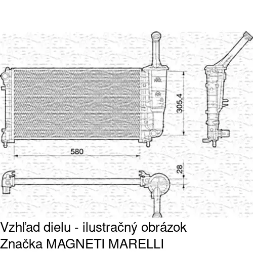 Chladiče vody POLCAR 420208B8 - obr. 3