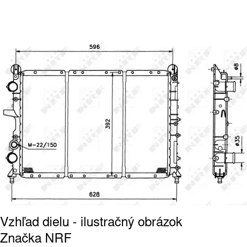 Chladiče vody POLCAR 420308A4