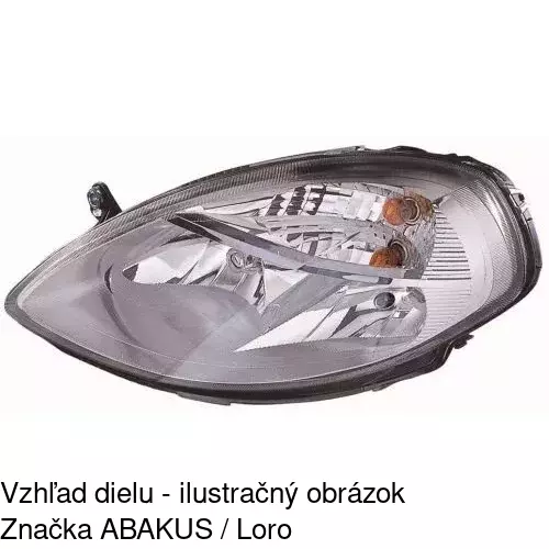 Hlavný reflektor POLCAR 421709-E - obr. 1