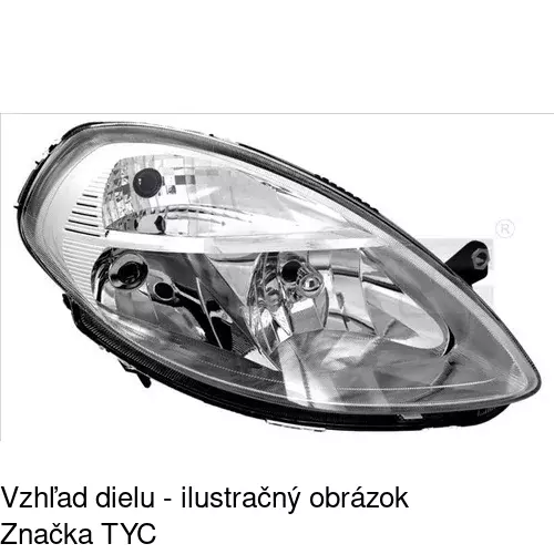 Hlavný reflektor POLCAR 421710-H