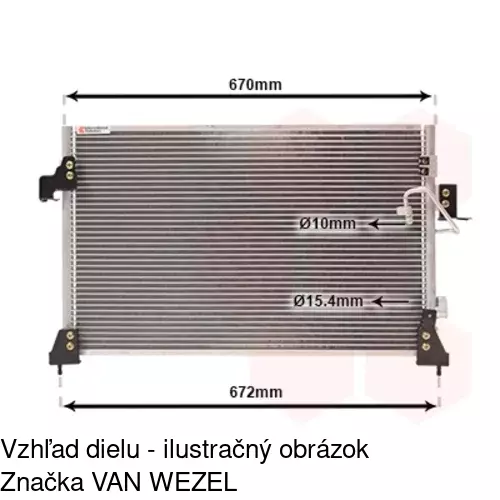 Chladiče klimatizácie POLCAR 4321K8C1 - obr. 2