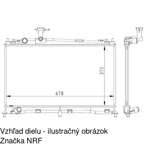 Chladiče vody POLCAR 451908-1 - obr. 1