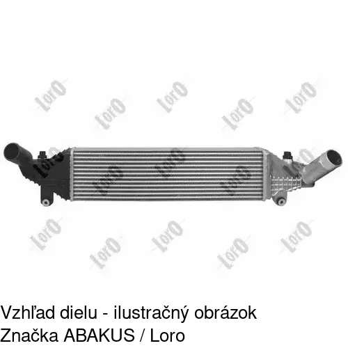 Chladiče vzduchu (Intercoolery) POLCAR 4541J8-1 - obr. 1