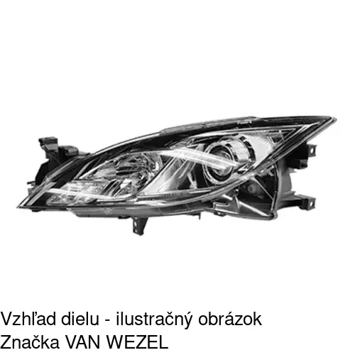 Hlavný reflektor POLCAR 4560093E - obr. 2