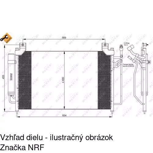 Chladiče klimatizácie POLCAR 4580K8C1