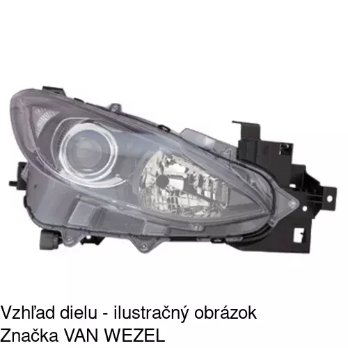 Hlavný reflektor POLCAR 45C210-E - obr. 5