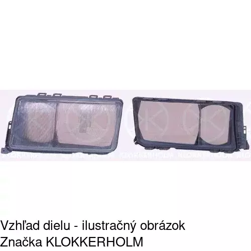 Sklo reflektora POLCAR 500112-H - obr. 2