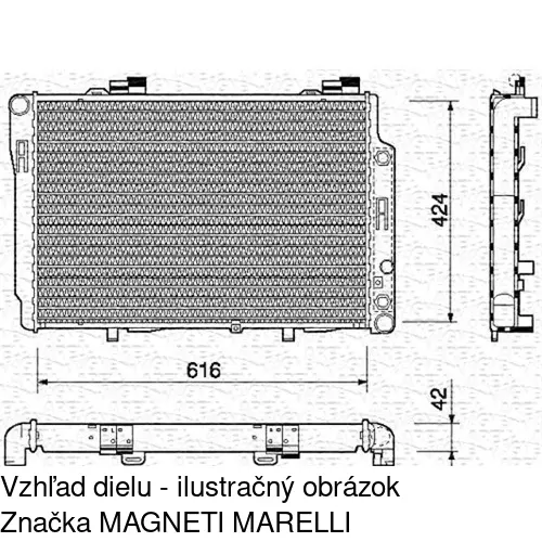 Chladiče vody POLCAR 500208-4