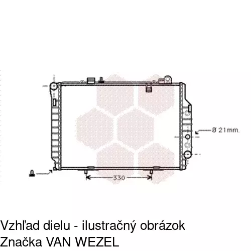 Chladiče vody POLCAR 500208-5 - obr. 2