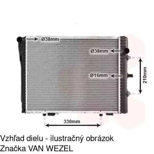 Chladiče vody POLCAR 500208-6 - obr. 1