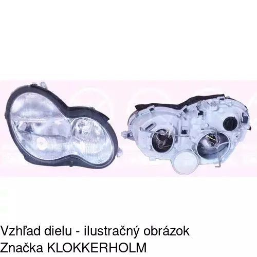 Hlavný reflektor POLCAR 500310-U - obr. 2