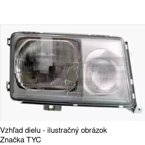 Hlavný reflektor POLCAR 5014101U