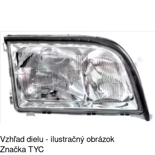 Hlavný reflektor POLCAR 5024093E