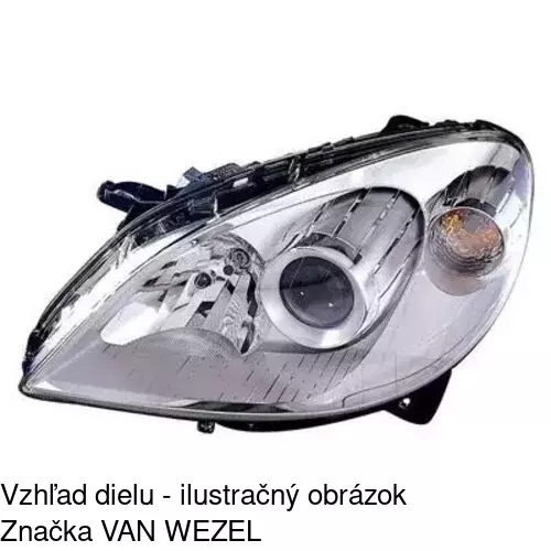 Hlavný reflektor POLCAR 5035090E - obr. 5