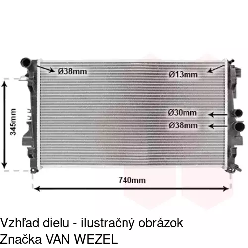 Chladiče vody POLCAR 504008B1 - obr. 3