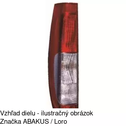 Zadné svetlo POLCAR 504087-H - obr. 3