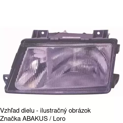 Hlavný reflektor POLCAR 5062095E - obr. 3