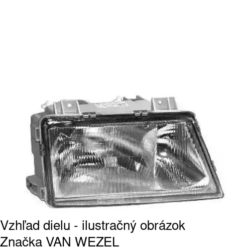 Hlavný reflektor POLCAR 5062095E - obr. 4