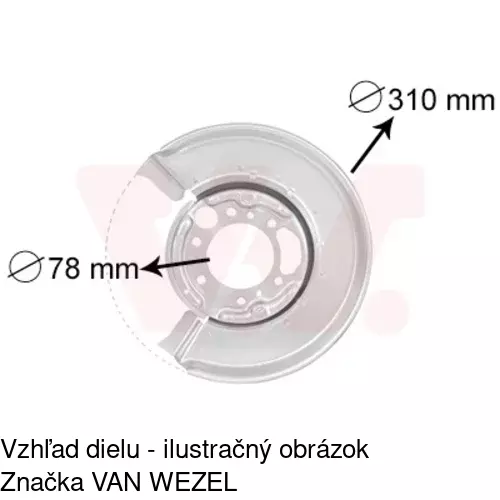 Brzdovy štít POLCAR 5062OT-5 - obr. 4