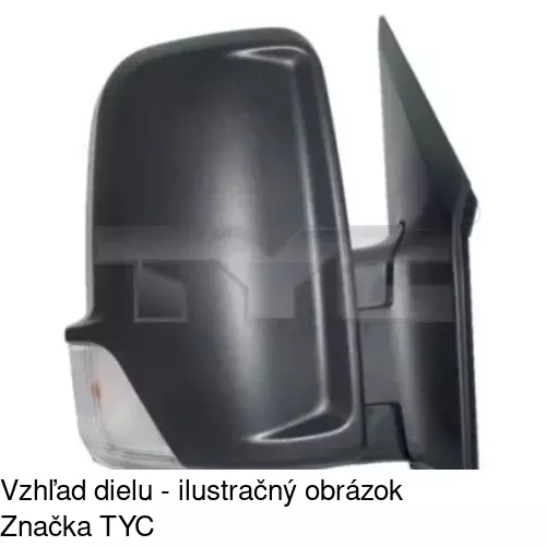 Vonkajšie zrkadlo POLCAR 506552-M