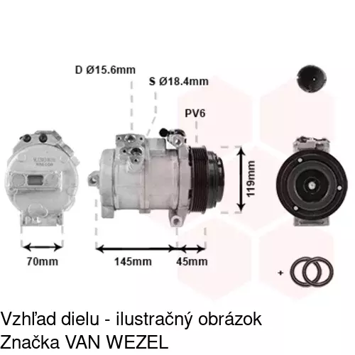 Kompresor AC POLCAR 5065KS-2 - obr. 5