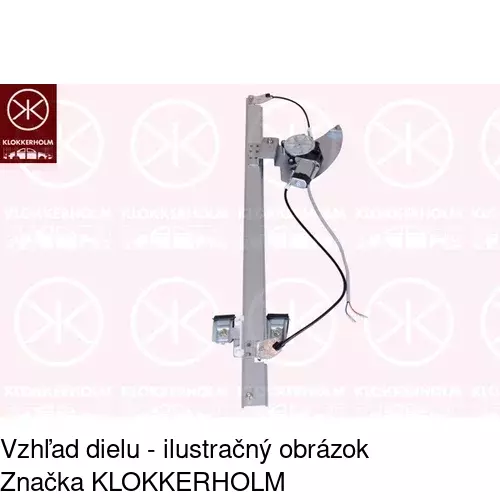 Mechanizmus sťahovania okna elektrický bez motora 5065PSG2 /POLCAR/