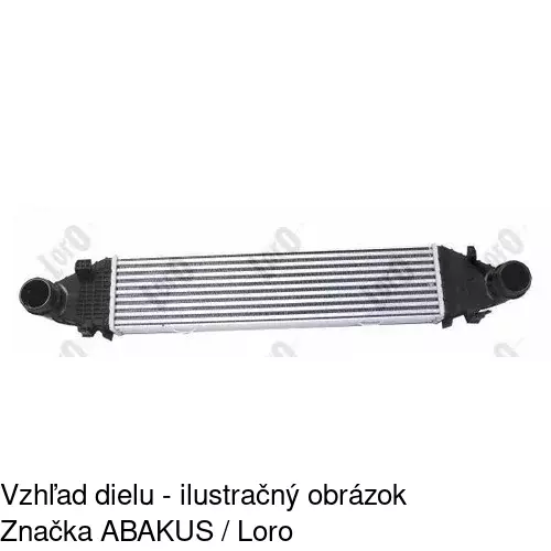 Chladiče vzduchu (Intercoolery) POLCAR 5070J8-1 - obr. 3