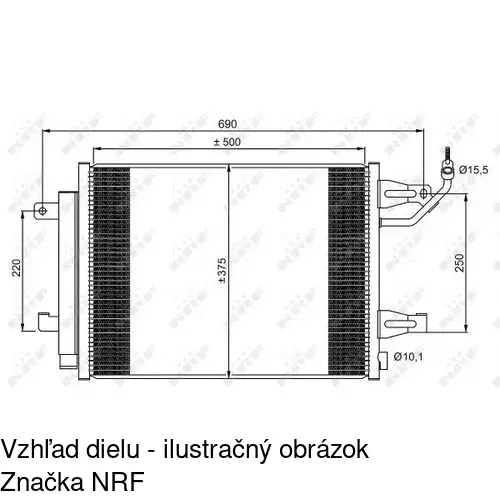 Chladiče klimatizácie POLCAR 5095K82X