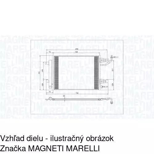 Chladiče klimatizácie POLCAR 5095K82X - obr. 2