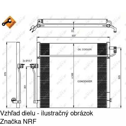 Chladiče klimatizácie POLCAR 50T1K8C1 - obr. 1