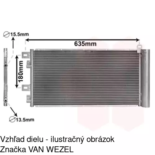 Chladiče klimatizácie POLCAR 5101K81X - obr. 3