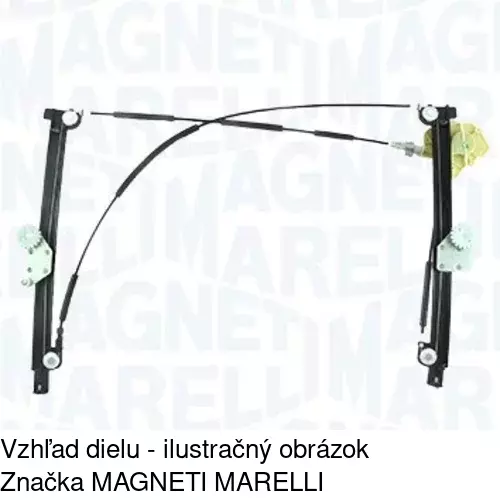 Elektrický mechanizmus okna dverí 5101PSE1 /POLCAR/ - obr. 2
