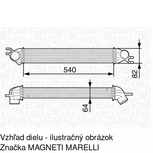 Chladiče vzduchu (Intercoolery) POLCAR 5102J8-1