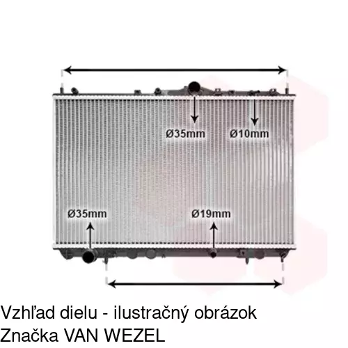 Chladiče vody POLCAR 521008A3 - obr. 3