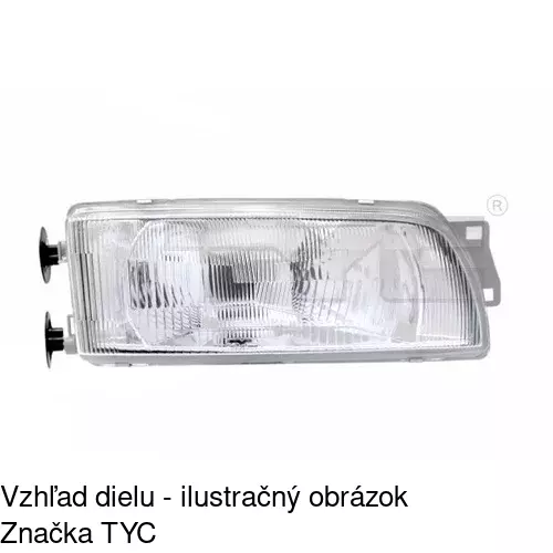 Hlavný reflektor POLCAR 5217090E - obr. 4