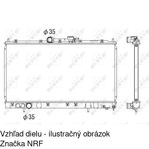 Chladiče vody POLCAR 522208-3 - obr. 1