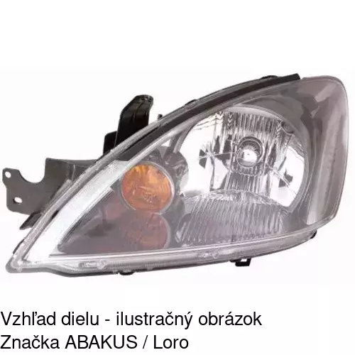 Hlavný reflektor POLCAR 5233100E - obr. 3