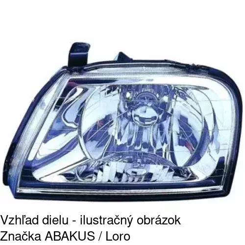 Hlavný reflektor POLCAR 527710-E - obr. 2