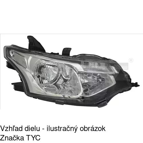 Hlavný reflektor POLCAR 52X109-E