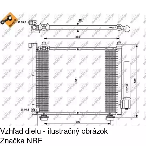 Chladiče klimatizácie POLCAR 5503K8C2 - obr. 1