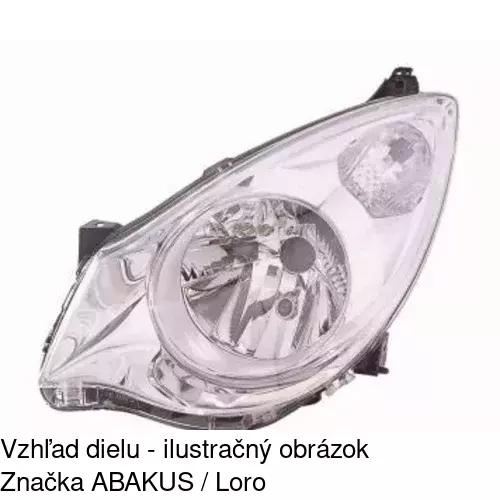 Hlavný reflektor POLCAR 550610-E - obr. 2