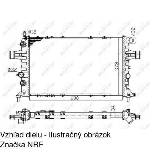 Chladiče vody 550808A2 /POLCAR/ - obr. 2