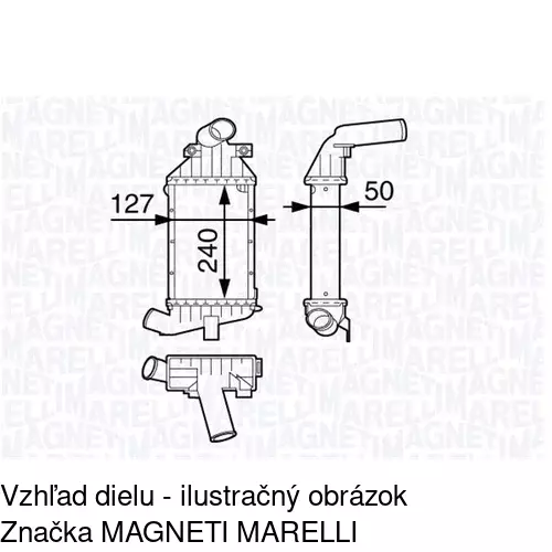 Chladiče vzduchu (Intercoolery) POLCAR 5508J8-1