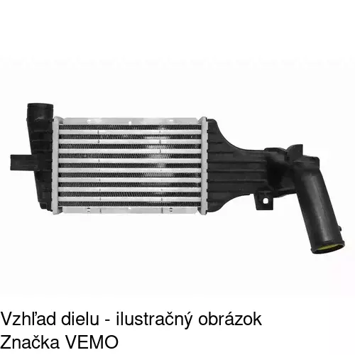 Chladiče vzduchu (Intercoolery) 5508J8-2 /POLCAR/