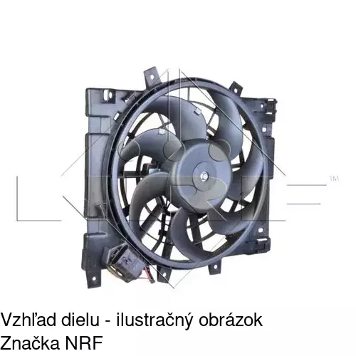 Ventilátor bez krytu / podpery POLCAR 550923U8 - obr. 3